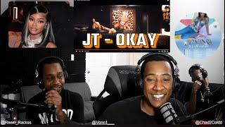 JT - OKAY (Official Video) (SUKIHANA & CARDI B DISS?) (REACTION) | 4one Loft