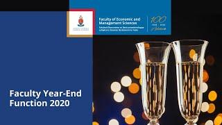 The Faculty of Economic and Management Sciences Year End Live Stream