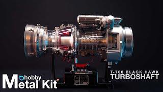 Building a T-700 Black Hawk Turboshaft Engine DIY Metal Model Kit | Speed Build | Stirlingkit