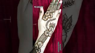 simple New Arabic mehendi designs by Tarannum mehendi designs#shorts