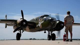 B-25 Berlin Express Engine Start