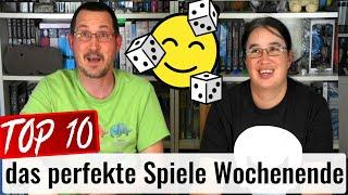 Top 10 - das perfekte Brettspiel Wochenende