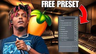 I Made The Best FREE JUICE WRLD VOCAL PRESET In Fl Studio And Its AMAZING