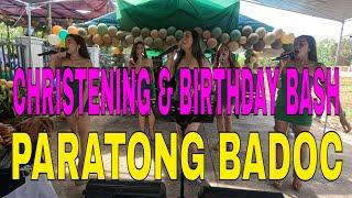 Christening and Birthday Bash at Brgy Saud, Paratong Badoc