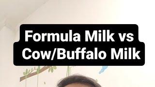 Formula Milk vs Cow/Buffalo Milk: Understanding the Differences - Dr Pasunuti Sumanth