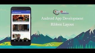 Android Studio Tutorial - Ribbon Layout