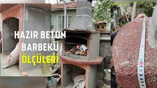 HAZIR BETON BARBEKÜ ÖLÇÜLERİ