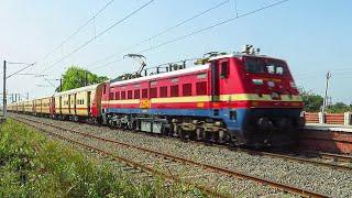 WAP4 Trains in Full Speed at Gujarat