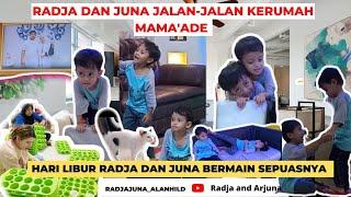 VLOG RADJA DAN JUNA JALAN-JALAN KE PASAR LANJUT KERUMAH MAMA'ADE /TERNYATA KUCINGNYA SUDAH BESAR