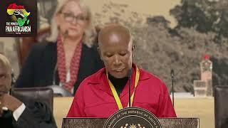 Julius Malema Powerful Speech in Parliament opposing TRUMP and US