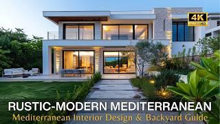 The Ultimate Rustic-Modern Mediterranean Interior Design Style and Backyard Makeover Guide