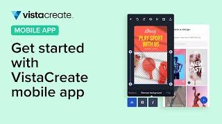 How to create your first design with the VistaCreate mobile app