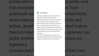 A Goblin Tumblr Post