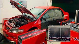 950hp daily?  Epic evo hits the dyno & the streets