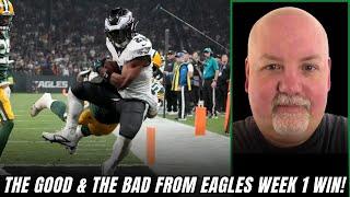 John McMullen REACTS to Eagles Week 1 Win & Shares Biggest POSITIVE & NEGATIVE From Start