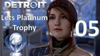 Let's Platinum Trophy - Detroit Become Human - Fugitives/From The Dead/Waiting For Hank - Episode 05