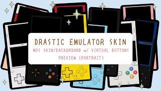 FREE Artistic DraStic Emulator Skin for Nintendo DS Games! | Preview (Portrait)