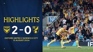 OPENING DAY HIGHLIGHTS | Oxford United win first game back in the Championship in 25 years