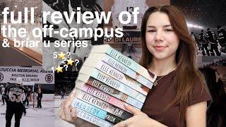 my thoughts on the off-campus/briar u series by elle kennedy 