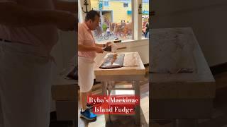 Ryba’s Mackinac Island Fudge | Michigan food| #shorts #foodie