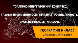 Топливно-энергетический комплекс. Газовая промышленность. Нефтяная, угольная промышленность.