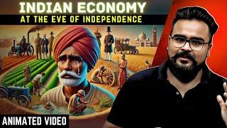 INDIAN ECONOMY on the eve of INDEPENDENCE class 12 ONE SHOT | GAURAV JAIN