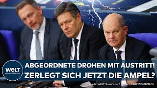 DEUTSCHLAND: Neuer Ampel-Zoff! 30 Abgeordnete drohen mit Austritt aus Koalition. Kommen Neuwahlen?