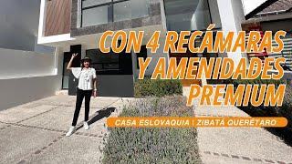 ¡4 RECÁMARAS y amenidades PREMIUM! Casa ESLOVAQUIA | $5,350,000 | Zibatá, Querétaro