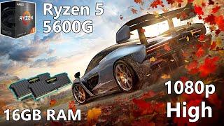 Forza Horizon 4 - Ryzen 5 5600G  - 16 GB RAM (1080p at High Preset)