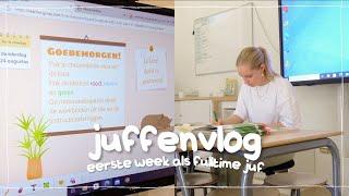 mijn eerste week als juf van groep 5! - juffenvlog