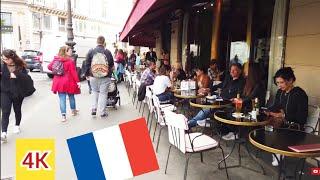 ⁴ᴷ Paris walking tour  around Palais Royal, France 4K