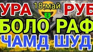 курси руси дар Тоҷикистон 18 05  2024 курби асъор имруз курси имруза