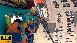 Steel Venom POV 5K Back Row With Holding Brake! Valleyfair Shakopee, MN