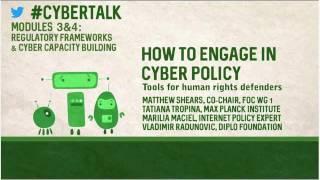 Q&A - Regulatory frameworks and Cyber capacity building