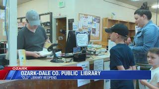 old ozark-dale co. public library reopens