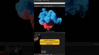 Make a Colored Powder Explosion in 3D! #3dart #3danimationsoftware #motiondesign