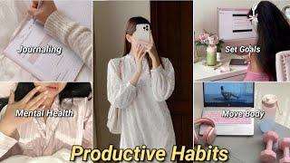 10 Productive Habits to Transform Your Life ️| Selfcare with Taiba