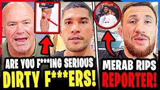 CONCERNS RISE for UFC 308 due to STAPH INF3CT1ON! Merab GOES OFF on UFC FAN! Alex Pereira