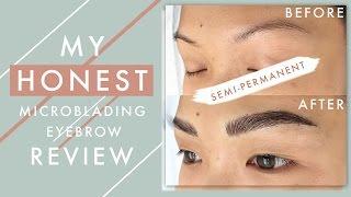 My HONEST Microblading Eyebrow Review | ilikeweylie