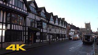 Stratford-upon-Avon Walk: Town Centre【4K】