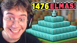 1476 Elmastan Piramit Yaptım! (Video Dışı Maden Yok :P) | Minecraft Hardcore 3