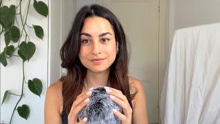 ASMR Affirmations for Confidence  Self Love and a Smile (Microphone Brushing, Clicky Whisper)