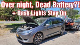 2017-23 Chrysler Pacifica Dead Battery Drain FIX (Parasitic Draw - Interior Dash Lights and Shifter)