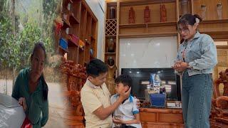 The appearance of his ex-girlfriend and her son in Hung's house made Hoai Ca apprehensive