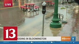 Bloomington Saturday morning flood update