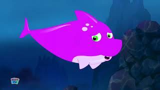 Five Little Sharks Went Swimming One Day | Baby Shark Song | Nursery Rhymes and Children Songs