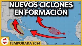 Atentos en el Caribe y Golfo de México a nuevo ciclón. Ondas tropicales fuertes  desde África.