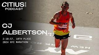 CJ Albertson After Finishing 10th (2:10:57, No. 3 American) In The 2024 NYC Marathon | Race Recap