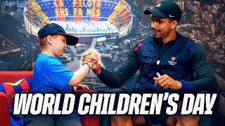 RONALD ARAUJO AND IAN SHOW US THE IMPORTANCE OF CHILDREN'S RIGHTS | FC Barcelona Foundation ️