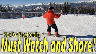 Ultimate Guide To Your 1st Day Snowboarding | Snowboard Level 1-3 progression